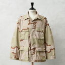 実物 USED 米軍 3カラーデザートカモ DCU ジャケット ノンリップ / 3C DESERT CAMO BDU【クーポン対象外】【I】