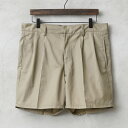 実物 新品 デッドストック イタリア軍 チノショートパンツ ジッパーフライ コットン×ポリエステル【クーポン対象外】【I】|ショーツ ハーフパンツ ミリタリーパンツ 軍パン 軍モノ 軍放出品 大きいサイズ おしゃれ カーキ ベージュ