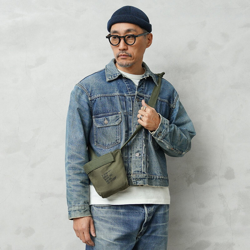 実物 新品 デッドストック 米軍 G.I. 7.62mm AMMO コットンショルダーポーチ【クーポン対象外】【I】|メンズ レディース ショルダーバッグ 斜め...