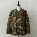 実物 USED 米軍 ABDU ノーメックス エアクルー(ヘリクルー)ジャケット 前期型 ウッドランドカモ【クーポン対象外】【I】|メンズ アウター ミリタリー 大きいサイズ 薄手 迷彩 カモ柄 カジュアル 古着 ファッション おしゃれ