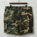 実物 新品 デッドストック 米軍 リメイク WOODLAND CAMO リップストップ カーゴショーツ【クーポン対象外】【I】