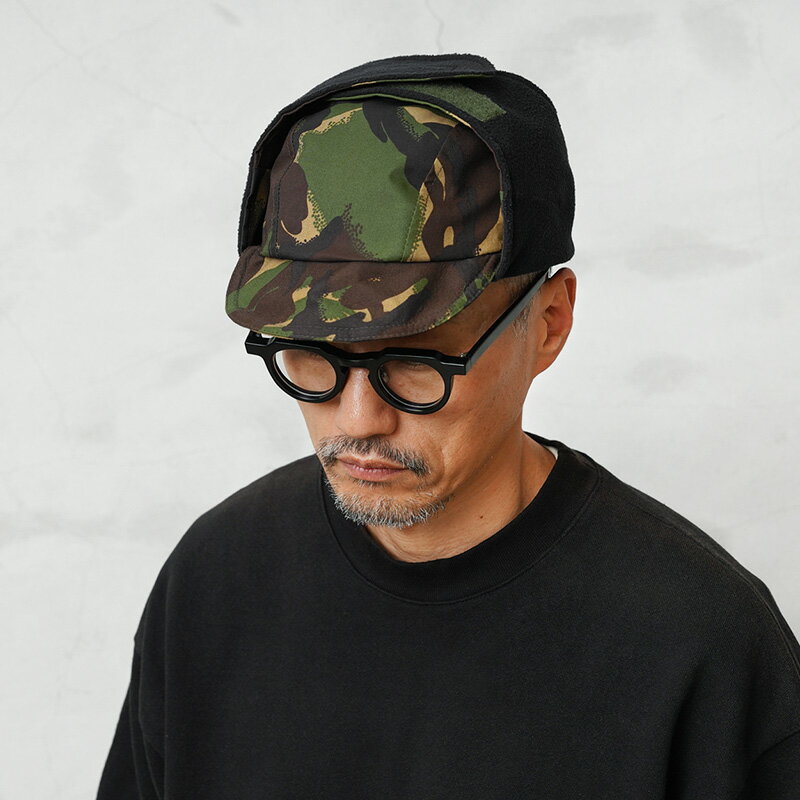 実物 新品 デッドストック イギリス軍 MVP ウィンターキャップ / トラッパーハット DPMカモ【クーポン対象外】【I】|メンズファッション ミリタリー 防...
