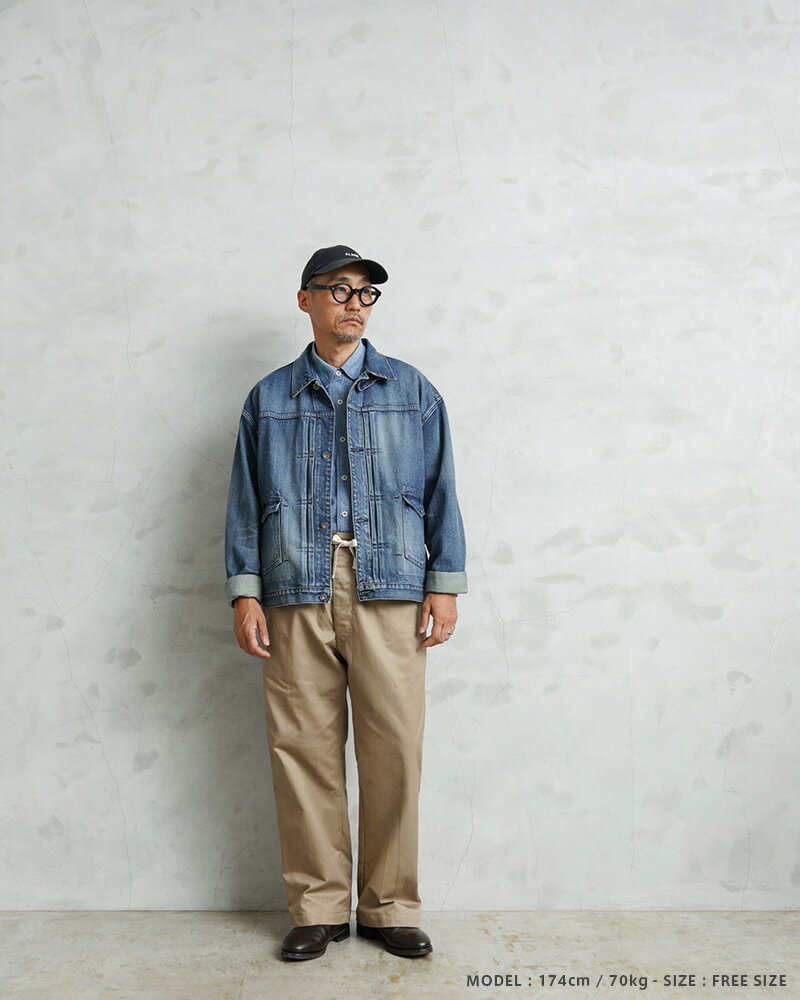 WAIPER.inc 実物 新品 デッドストック ギリシャ軍 リメイク イージー トラウザーズ カーキ / チノパンツ【クーポン対象外】【I】