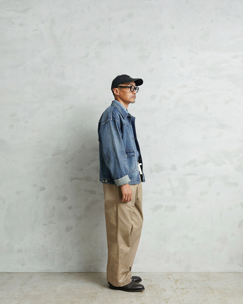 WAIPER.inc 実物 新品 デッドストック ギリシャ軍 リメイク イージー トラウザーズ カーキ / チノパンツ【クーポン対象外】【I】