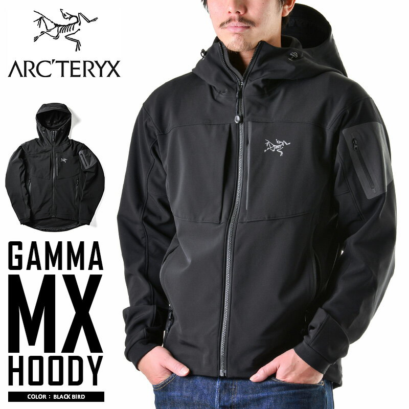 【楽天市場】ARC'TERYX アークテリクス Gamma MX Hoody ソフトシェルジャケット 67062 Blackbird《WIP