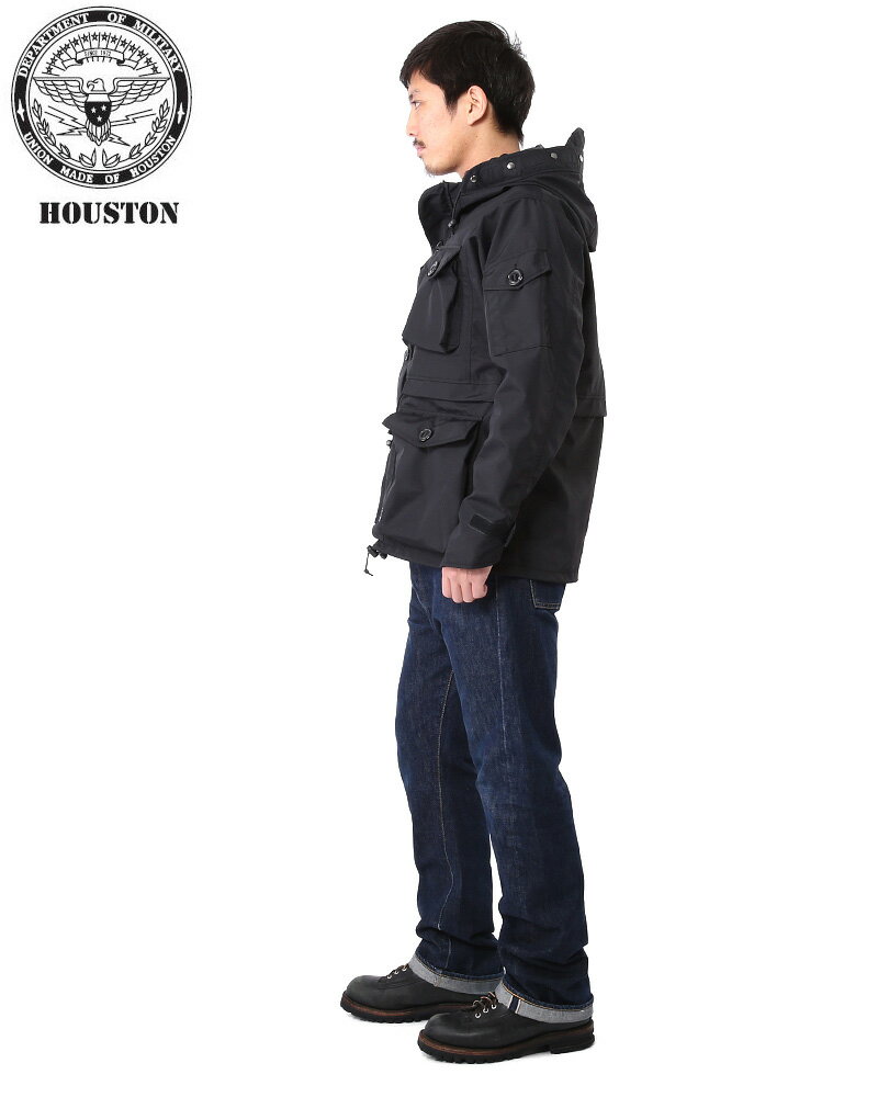 【最大18％OFFクーポン対象品】HOUSTON/ヒューストン EURO タクティカルスモック 6色 マウンテンパーカー ミリタリージャケット 防水性素材採用 アウトドア マウンテンパーカ レインウェア レインコート 迷彩 カモフラ /