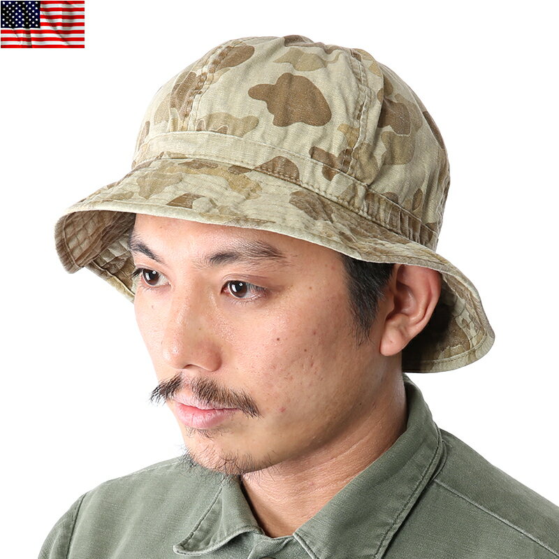 クーポンで最大15%OFF★新品 米海兵隊 U.S.M.C. M-37 DUCK HUNTER ハット DUCK HUNTER DESERT/ ミリタリー【T】