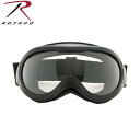 【20％OFFセール開催中】ROTHCO ロスコ 10379 TACTICAL GOGGLES - BLACK W/CLEAR LENS / 'CE' タクティカルゴーグル 【サバゲー】【アイウェア】/ ミリタリー 【キャッシュレス5%還元対象品】