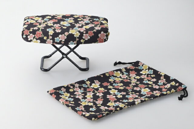 【日本製】正座椅子　玲　夜光梅（RY-05)　ゆったりサイズ【送料無料】