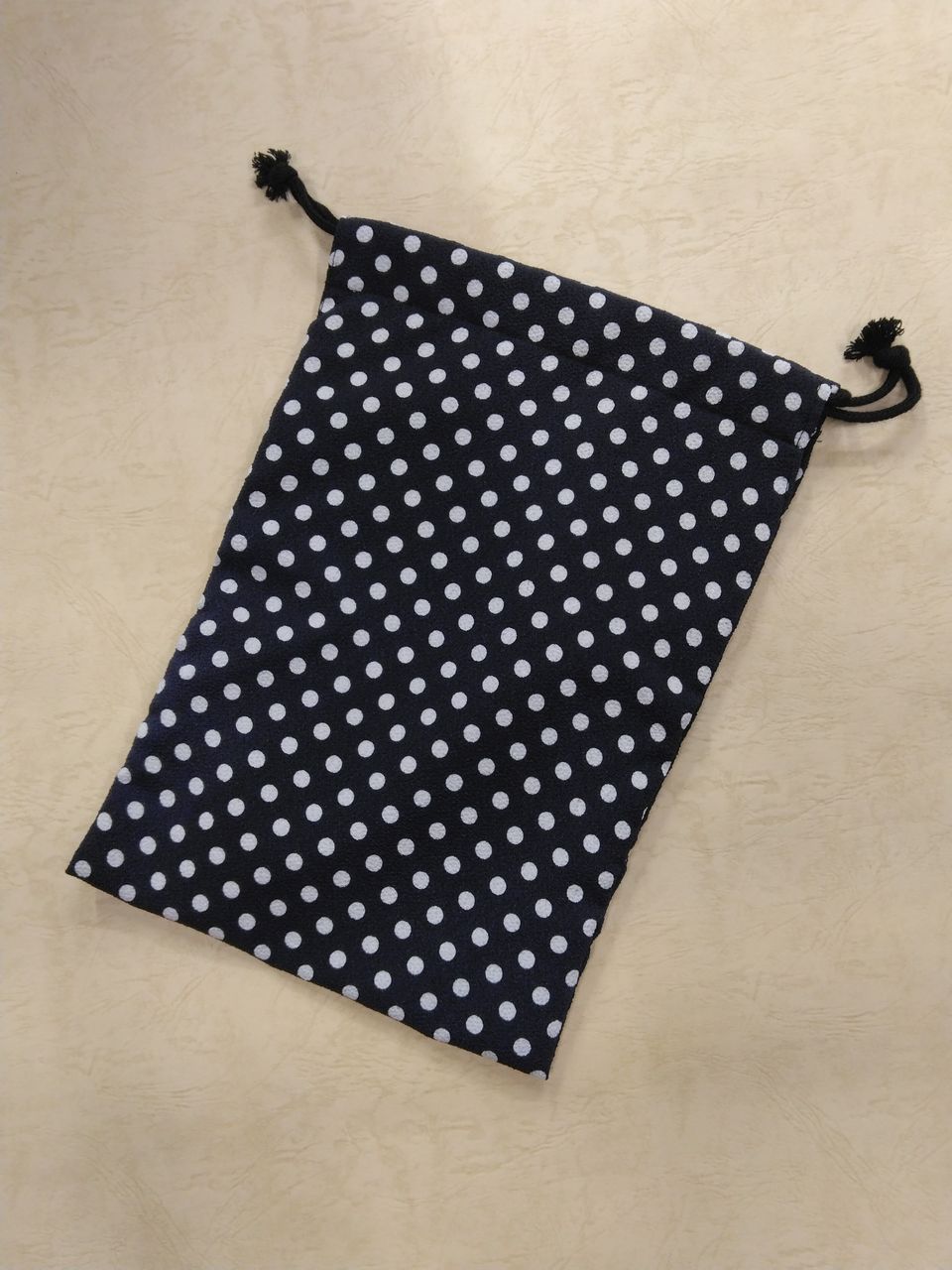 【日本製】玲　巾着のみ　水玉＜二越ちりめん＞（RK-02）