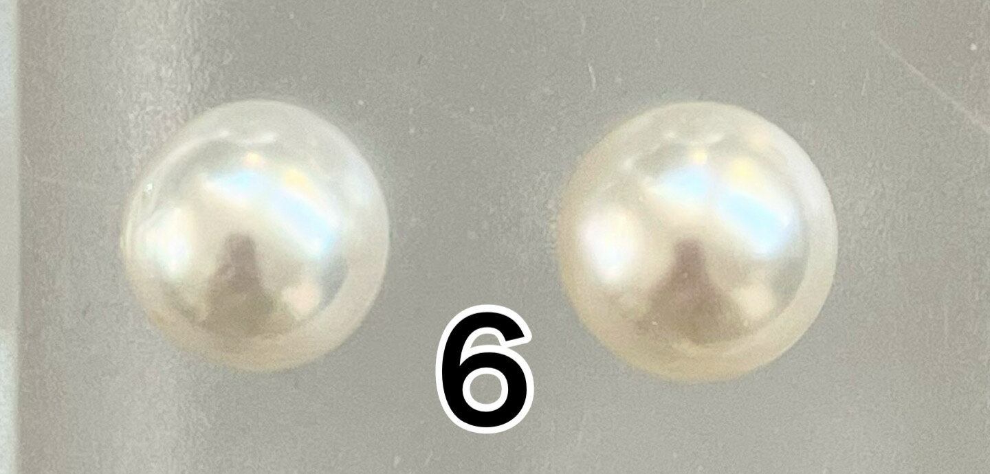 南洋白蝶真珠9mm-9.5mmピア...