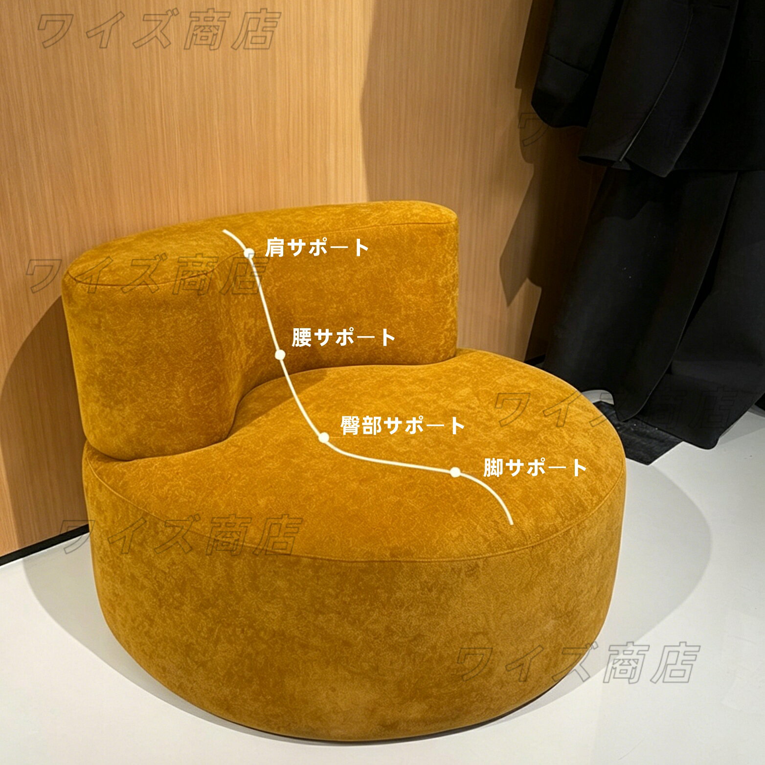 ローソファ ソファ 一人掛け 折りたたみ リクライニング 座椅子 おしゃれ コンパク...