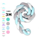 寝返り防止クッション 3M 3本編みノットクッション ノットボール Knot ボール ベッドガード 15colors ベビー クッション ベッドサイド サイドガ...