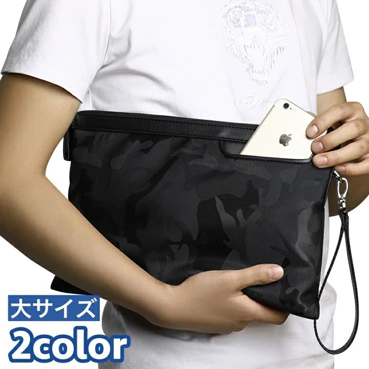 クラッチバッグ セカンドバッグ メンズ 男性 カバン 手持ちバッグ ファスナー ジッパー カードポケット..