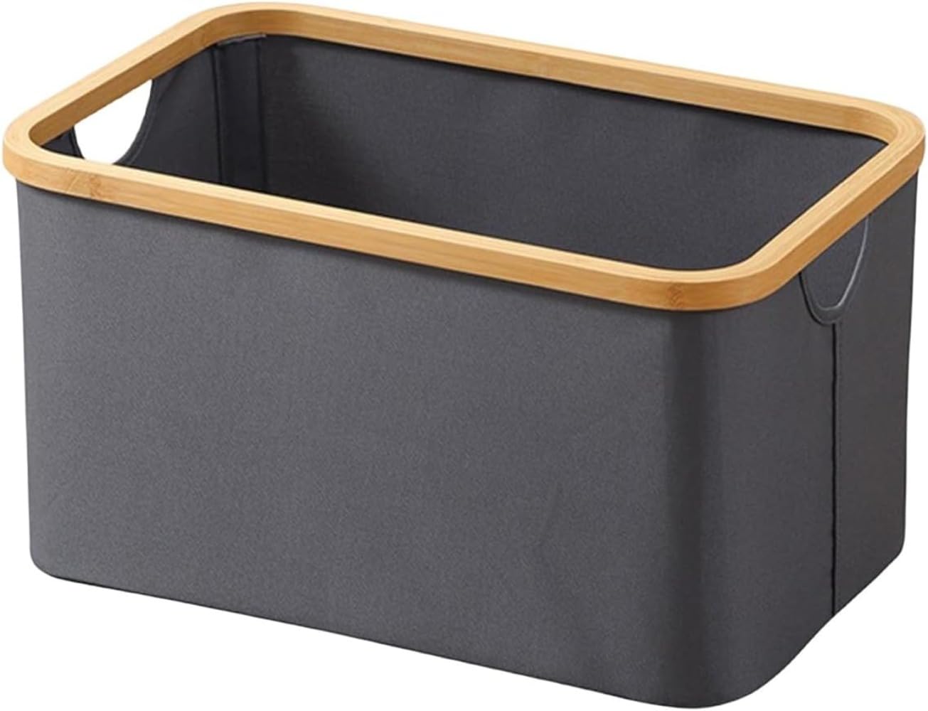 竹製ランドリー バスケット ランドリーボックス 収納バスケット 収納ボックス 洗濯物入れ 脱衣かご ランドリー バスケット 折りたたみ式 洗濯籠 折畳み 大容量 多機能 防塵 高耐久性 持ち運びに便利な ハンドル付き 衣類/タオル/おもちゃ (ベージュ S)