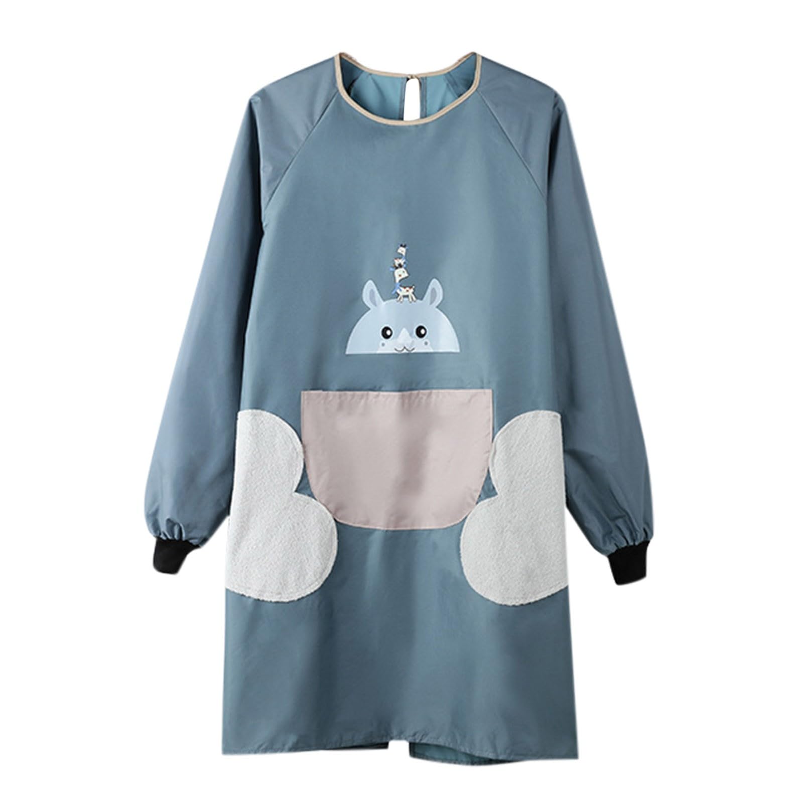 ロング丈 エプロン 割烹着 かっぽう着 女性用 おしゃれ メンズ 保育士 スモックガーデニング 大きいサ人用 絵画 袖付きエプロン保育士 割烹着エプロン レディース スモック かっぽう着 女性用 幼稚園 保育園 ガーデニング ママ 母の日 プレゼント