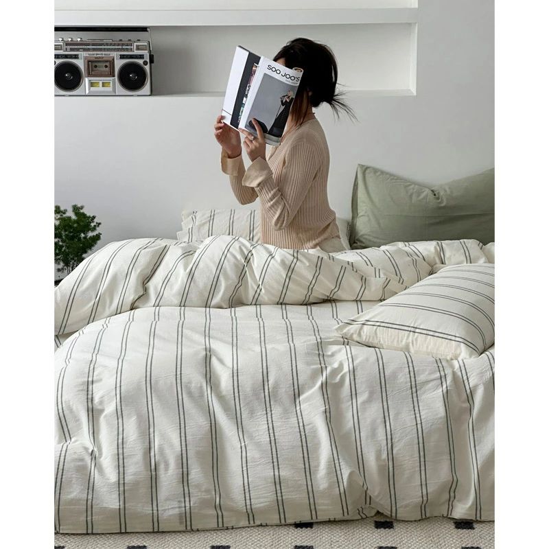 全3色 布団カバーセット 白 グリー
