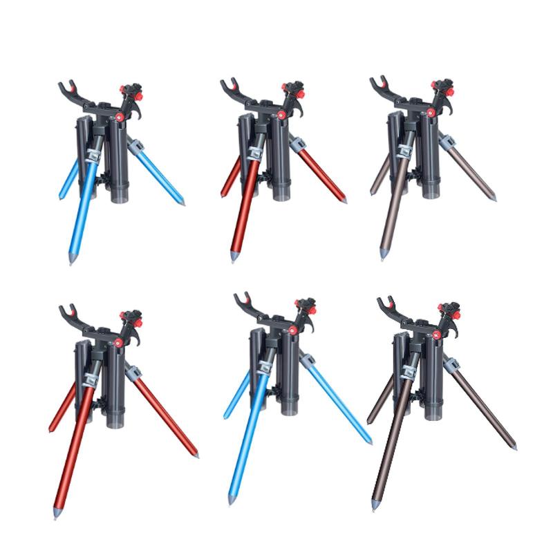 釣り竿の三脚ブラケット調整可能な持ち運びが簡単な誕生日プレゼントポール収納ラック釣り箱ホルダー