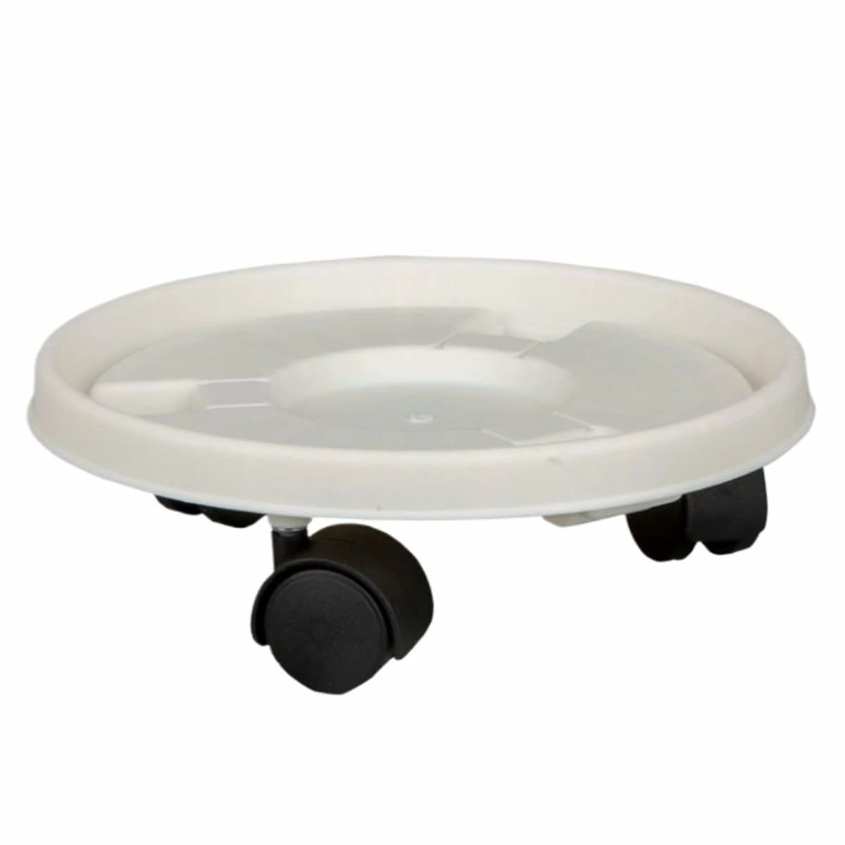 ホイール付き植物キャディ モバイルトレイ植木鉢ローラー底サポートユニバーサルホイールラウンド厚手植木鉢サポート 受け皿 植木鉢台(37cm)