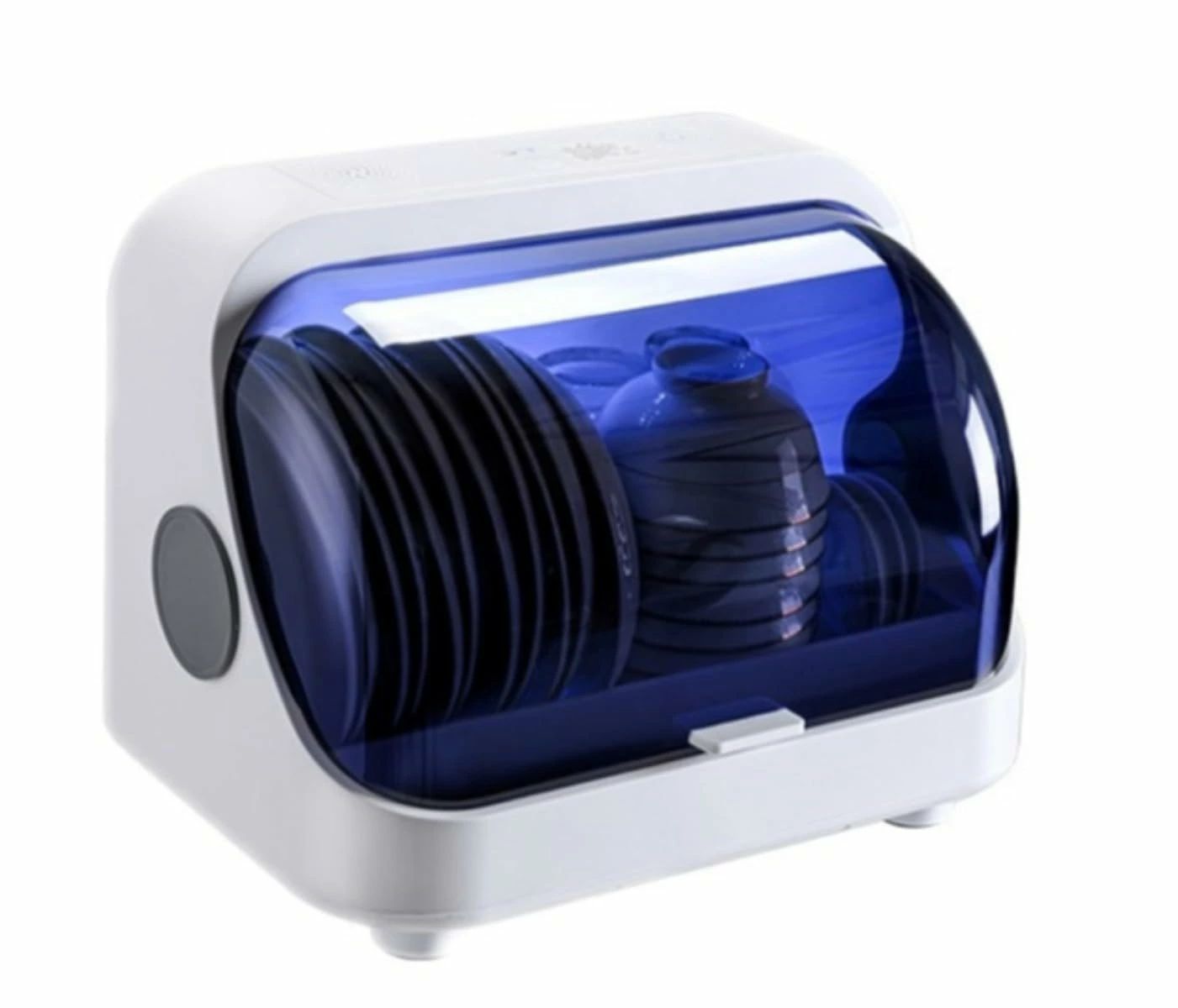 大容量 食器乾燥機 縦型プチ洗食 オゾン殺菌 防カビ 引出しタイプ 食器棚水切りラック 分岐水栓付き 抗..