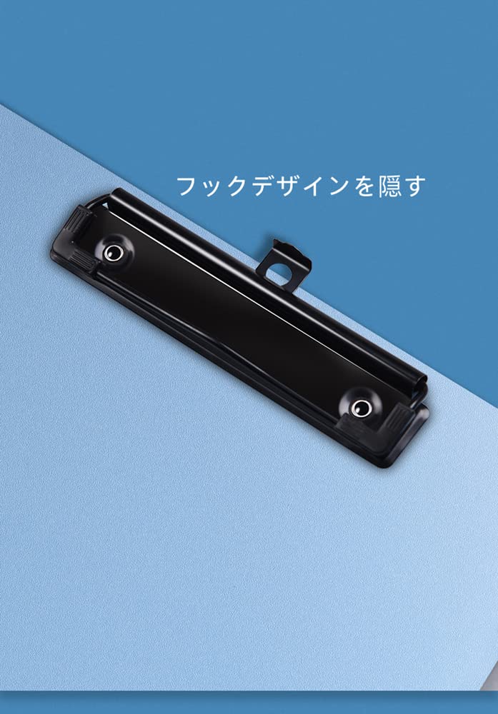 バインダー クリップボード A4/A5 クリップファイル 厚くするPP 引出型の 吊り下げ金具付 書類契約フォ..