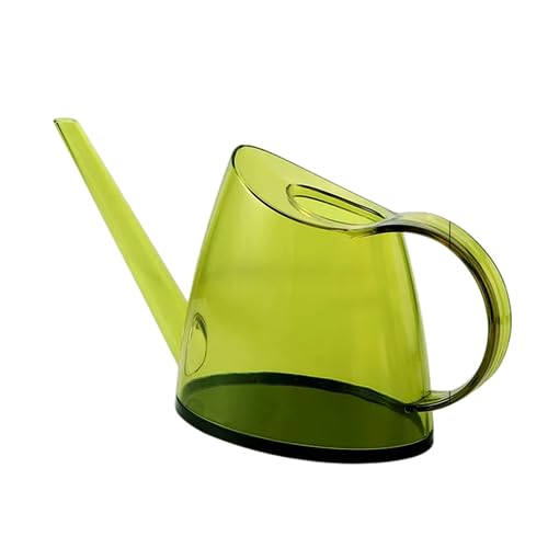 スプレーポット スプリンクラー長口水筒家庭園芸用花スプレー水筒水やり盆栽スプレー水筒花やりポット プラスチック製 観葉植物 可愛い水さし 花 ハーブ適用 園芸用品 1.5L 散水用品 如雨露 室内 小型ジョウロ 園芸用品 (グリーン (1200ml))