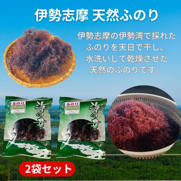 ＼マラソンクーポン有！／ 【伊勢志摩産】 乾燥 天然 ふのり 11g x2袋 布海苔 海藻 伊勢 志摩 へぎそば みそ汁 味噌汁 スープ 布苔 布糊 海蘿 そば粉 つなぎ 刺身 つま 送料無料 ポイント消化 食品 みそ汁 胆石 便秘 ヘルシー 低カロリー wakaba-ise-10000123 【伊勢勝】伊勢志摩の乾物専門店 サンプル画像2