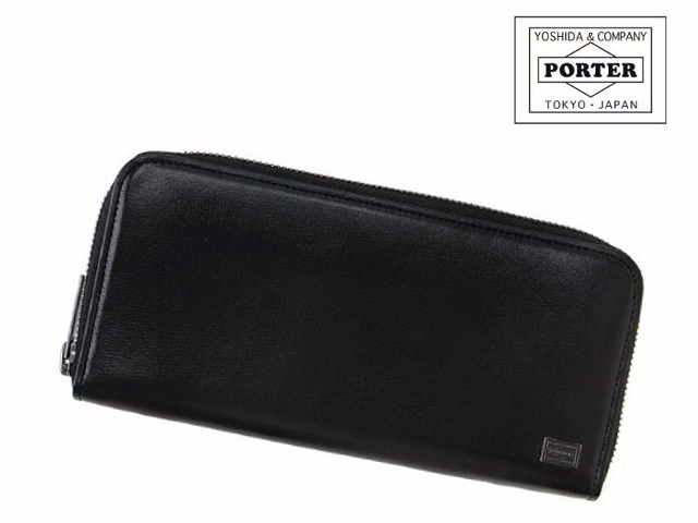 ROUND ポーター プリュム ロングウォレット 179-03867 PORTER PLUME ラウンドファスナー長財布 牛革 吉田カバン WALLET【日本製】 【コンビニ受取対応商品】