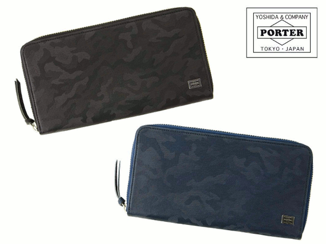 ポーター ワンダー ロングウォレット 342-03838 PORTER WONDER 革　ラウンドファスナー長財布 吉田カバン WALLET【日本製】 【コンビニ受取対応商品】