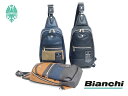 Bianchi ボディバッグ メンズ Bianchi ビアンキ Maestosita マエストシータ　ワンショルダーバッグ　ボディバッグ TBPI02 【送料無料】【代引手数料無料】【コンビニ受取対応商品】