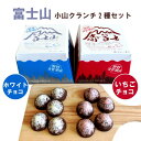 チョコ クランチ 送料無料 ホワイトチョコ イチゴ 富士山 ふじさん Mt.fuji 赤富士 静岡 お土産 おみやげ 個包装 わかふじ