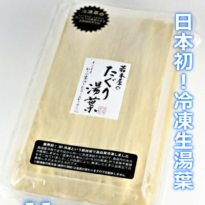 【24パック】【冷凍生湯葉・送料無料】たぐり湯葉300gを特殊冷凍！作りたての美味しさが解凍だけで蘇ります！価値あるメニューにぜひご利用ください【冷凍湯葉】