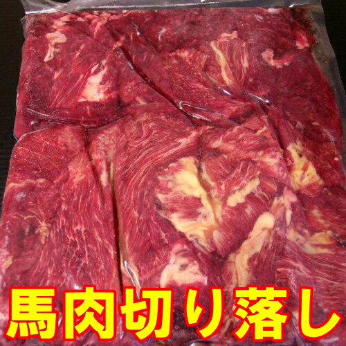 【なくなり次第終了】 馬肉切り落し 1kg あす楽 ペット用 馬肉 犬 おやつ 板状だから冷凍庫にスッキリ収納 ペット馬…