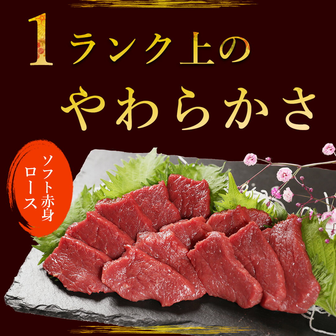 馬刺し ソフト赤身 ロース 1kg 父の日ギフト お取り寄せグルメ プレゼント 高級 1ランク上の柔らかさ 衛生検査合格品 1パック約100g の小分けで便利 お中元 馬肉 カルパッチョ 父の日 馬 馬刺し 送料無料 2