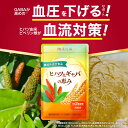 血圧 サプリ サプリメント ヒハツ ギャバ 下げる 血流 冷え むくみ 血圧サプリ gaba 睡眠 ストレス 目覚め 100mg 健康維持 高めの血圧 食べ物 高い 良くする 改善 効果 粒 機能性表示食品 ヒハツ&ギャバの恵み 和漢の森 送料無料