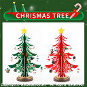 送料無料 クリスマスオーナメント ミニクリスマスツリー ミニツリー 卓上 木製 クリスマス飾り 子供 おもちゃ 手作りで組み立てられ クリスマスプレゼント おし...