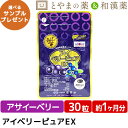 \楽天スーパーセール 最大半額 !ポイント全品2倍 !/ アイベリーピュアEX 30粒 | 在宅 ビルベリー アサイー ルテイン DHA EPA イチョウ葉エキス サプリ 栄養補助食品 アサイーベリー 目のサプリメント アイケア アイベリー ゼアキサンチン アントシアニン 健康 父の日