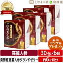 【レビューキャンペーン実施】発酵 紅 高麗人参 グランド ゼリー 30包 6個 セット | 広栄ケミカル 酵素 低カロリー 脂質ゼロ はちみつ すっぽん サプリ...