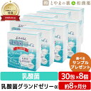 乳酸菌グランドゼリーα 30包 8個 | 広栄ケミカル 乳酸菌 人由来 ラクトフェリン ビタミン 食物繊維 低カロリー ゼリー サプリ LFK 健康 ビューティ...