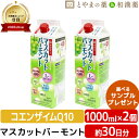 ユニテックメディカル マスカット バーモント 1000mL 2個セット | 低カロリー 飲む酢 栄養機能食品 コエンザイムQ10 L-カルニチン ビタミンC 飲...