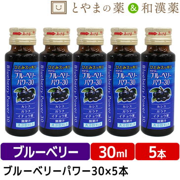 ブルーベリーパワー30 30mL×5本 | カシス ガラナ イチョウ葉 ガラナエキス ひとみ あたま 栄養ドリンク 清涼飲料水 健康ドリンク デスクワーク ブルーベリーエキス 栄養補助食品 ビタミンb2 ビタミンb6 サプリ ドリンクタイプ 10代 20代 30代 40代 50代 60代 70代