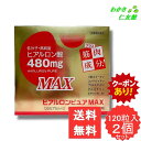 【07/19 20時〜24時限定クーポンあり!】 ヒアルロンピュアMAX 2本セット 低分子・高純度ヒアルロン酸480mg
