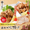 \じゅわっと旨みあふれる/ 若杉から揚げ(醤油・明太あごだし)計1kg〜3kg【送料無料】 c3 唐揚げ からあげ 惣菜 鶏肉 個包装 お弁当 お取り寄せ ギフ...