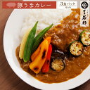 豚うまカレー3食セット レトルト インスタント 豚もも肉 老舗 ギフト プレゼント 贈り物 誕生日 お祝い 内祝い 高級 食品 おつまみ 食べ物 グルメ 博多 九州 お取り寄せ 母の日 2024