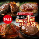 ハンバーグ 野菜入り デミグラスハンバーグ 4個 レトルト 惣菜 レンジ 湯煎 おかず 肉 洋食 お弁当 ポスト投函便