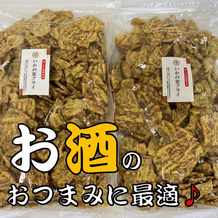 《徳用 おつまみ 新鮮》 いかの姿フライ 折れ 訳あり 1kg×2袋入り 【送料無料 業務用 仕入 学園祭 模擬店 イベント 訳あり お徳用 駄菓子 チャック付き袋 おつまみ 家飲み 宅飲み お試し お取り寄せ 人気 おすすめ ビール サワー ハイボール お好み焼き たこ焼き 広島焼き】の商品画像