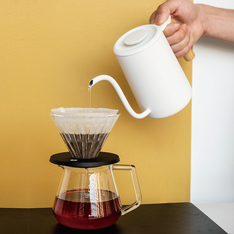 タイムモア TIMEMORE コーヒードリッパー 光学ガラス 1〜4人 4杯用 02号 金属台セット 凹凸デザイン 水晶 ガラスドリッパー V60 ガラス コーヒーフィルター 紙フィルター ペーパー 厚手 耐熱 円すい型 クリスタル アイ [一年保証]