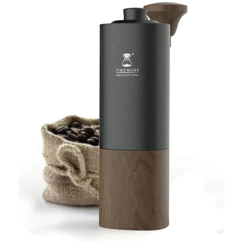 タイムモア TIMEMORE 栗子G1 [チタンコーティング] 手挽きコーヒーミル coffee grinder ハンドドリップ 豆挽き機 手作業 コーヒー 豆挽き 粗さ調整可能 携帯 コーヒー マシン 研削粉 家庭用 栗子G1 キャンプ アウトドア おうちカフェ 臼 [一年保証]