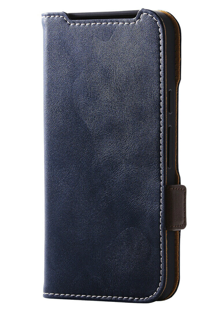 【訳あり】エレコム Google Pixel 9 9 Pro 用 ソフトレザーケース 磁石付 耐衝撃 ステッチ GooglePixel9 Pro ソフトレザー ケース カバー ネイビー PM-P242PLFYNV 【税込3300円以上で送料無料】[訳あり][ELECOM：エレコムわけありショップ][直営]