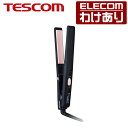 【訳あり】TESCOM ストレートヘアアイロン しっかり190℃で本格ストレート セラミックコーティング 立ち上がり時間30秒 テスコム母の日 THS7 K 【...